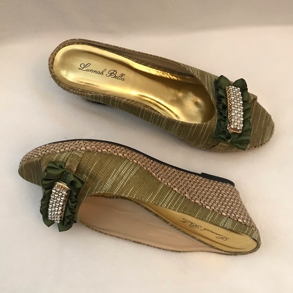 Lunnah Bella Green Fashionable Slip On Shoes 8.5M - Picture 3 of 6